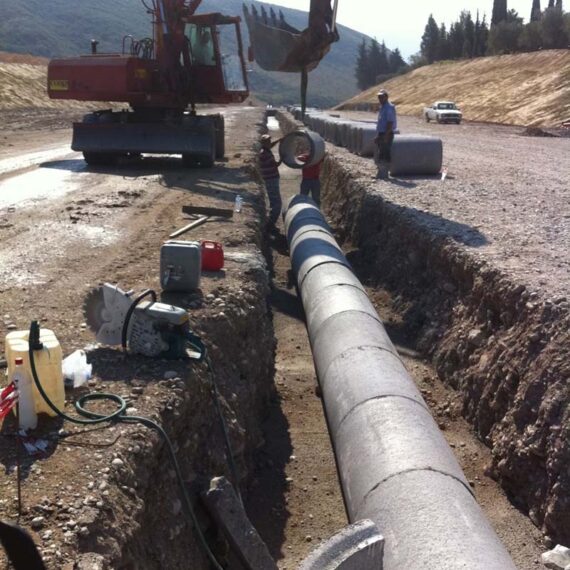 Κατασκευή υδραυλικών δικτύων ομβρίων